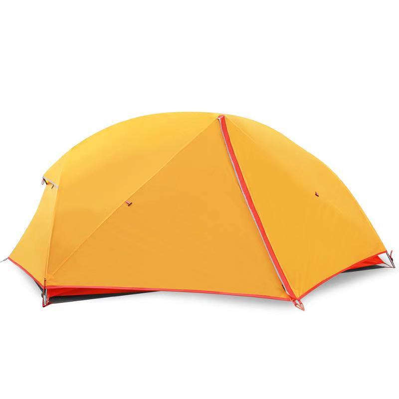 夏诺多吉户外三人硅胶铝杆帐篷 轻便登山徒步便携背包帐篷详情图5