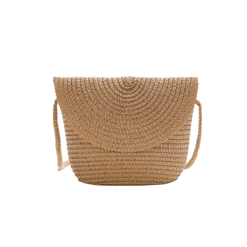 Bolso de hierba de verano bolso de hierba tejido de mar 2025 nuevo bolso de playa chica móvil crossbody pequeño bolso ligero extravagancia Item Picture
