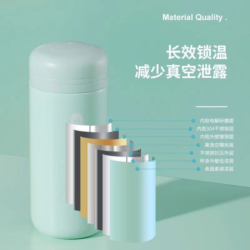 Small, mini and cute 304 stainless steel insulated cup, popular pocket cup, portable female student cup, ins water cup Specification image