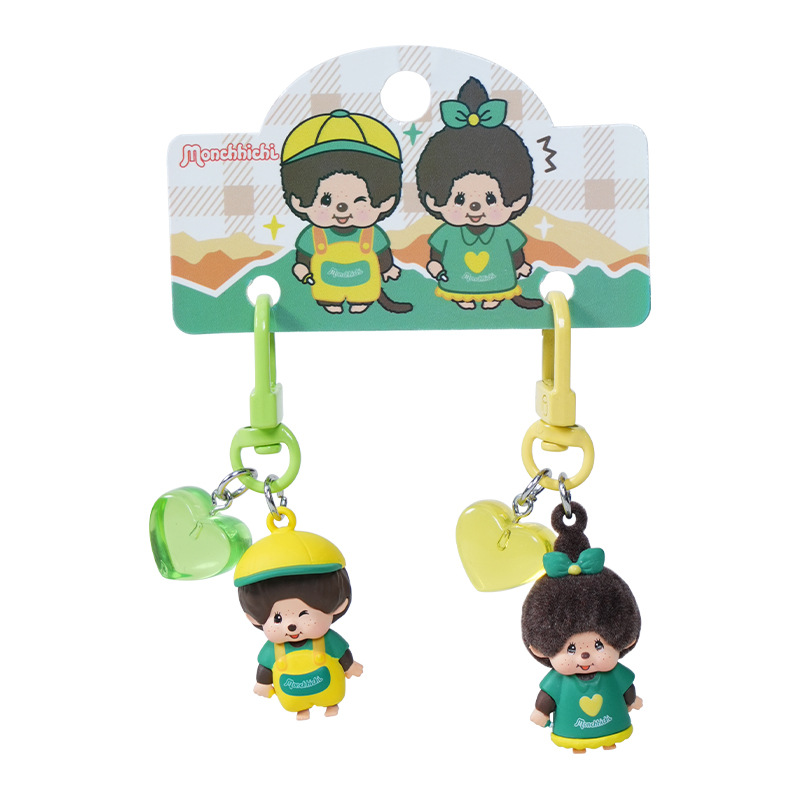 Authentic cute and adorable little Nose flap door buckle series pendant, cartoon student backpack pendant, best friend accessory gift Item Picture
