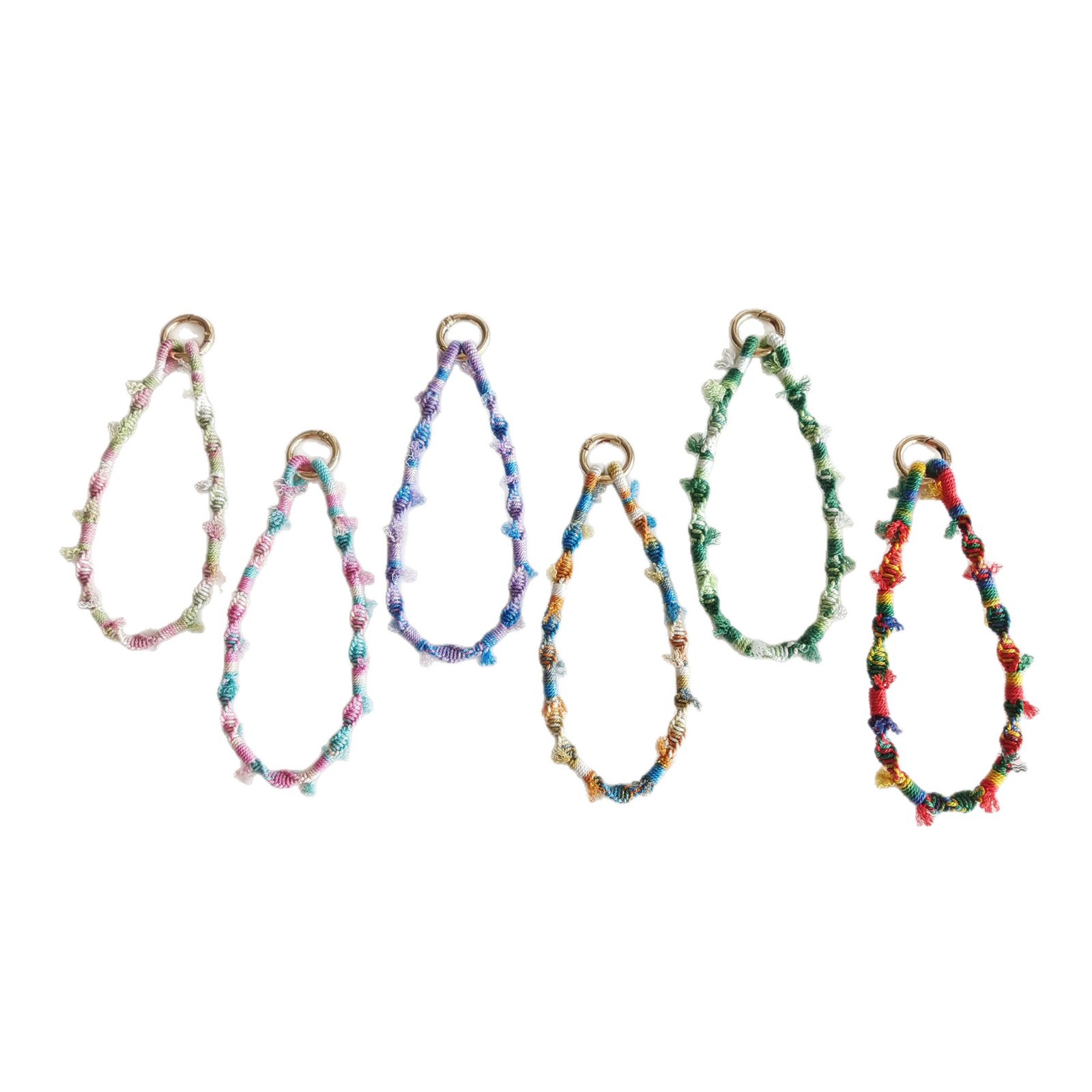 وحبال معلقة من خيوط قطنية ملونة مصنوعة يدوياً من حبل معصم أصلي Item Picture