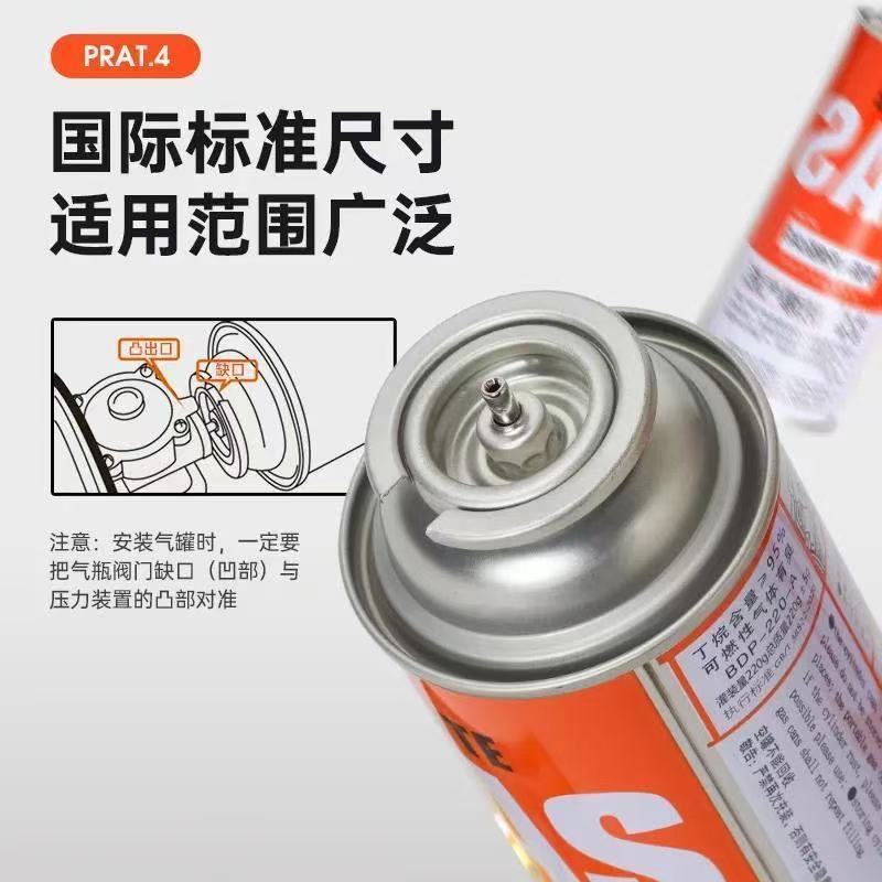 Portable gas cylinder for gas stove, outdoor magnetic furnace, liquefied gas, gas, explosion-proof small gas cylinder, gas cylinder Application Scenario