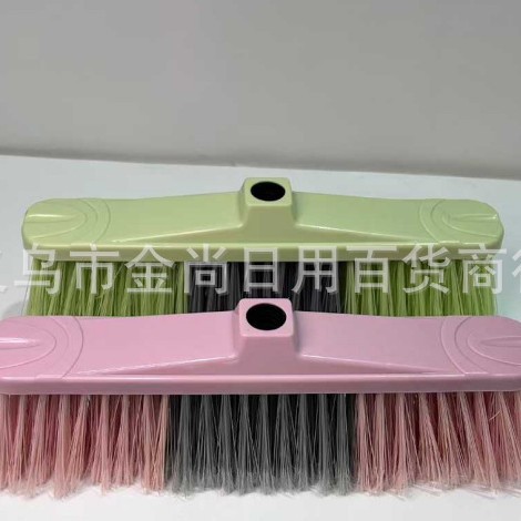 Bathroom tile hard-bristled broom, floor brush, bathroom floor brush, kitchen and outdoor multi-functional poleless cleaning broom head Application Scenario