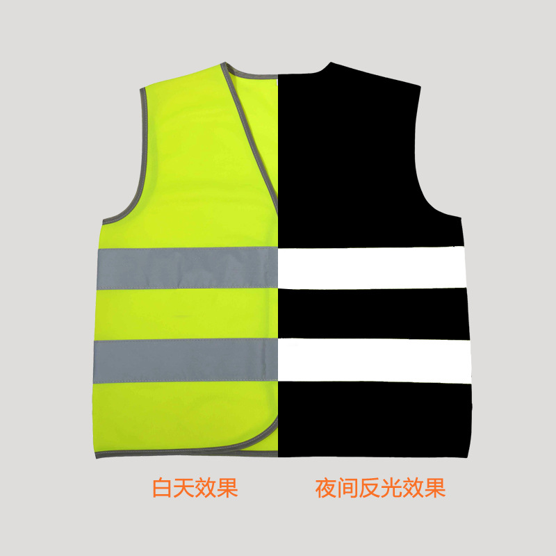 Reflective vests, security uniforms and fitness vests are thickened, breathable, comfortable and durable Application Scenario