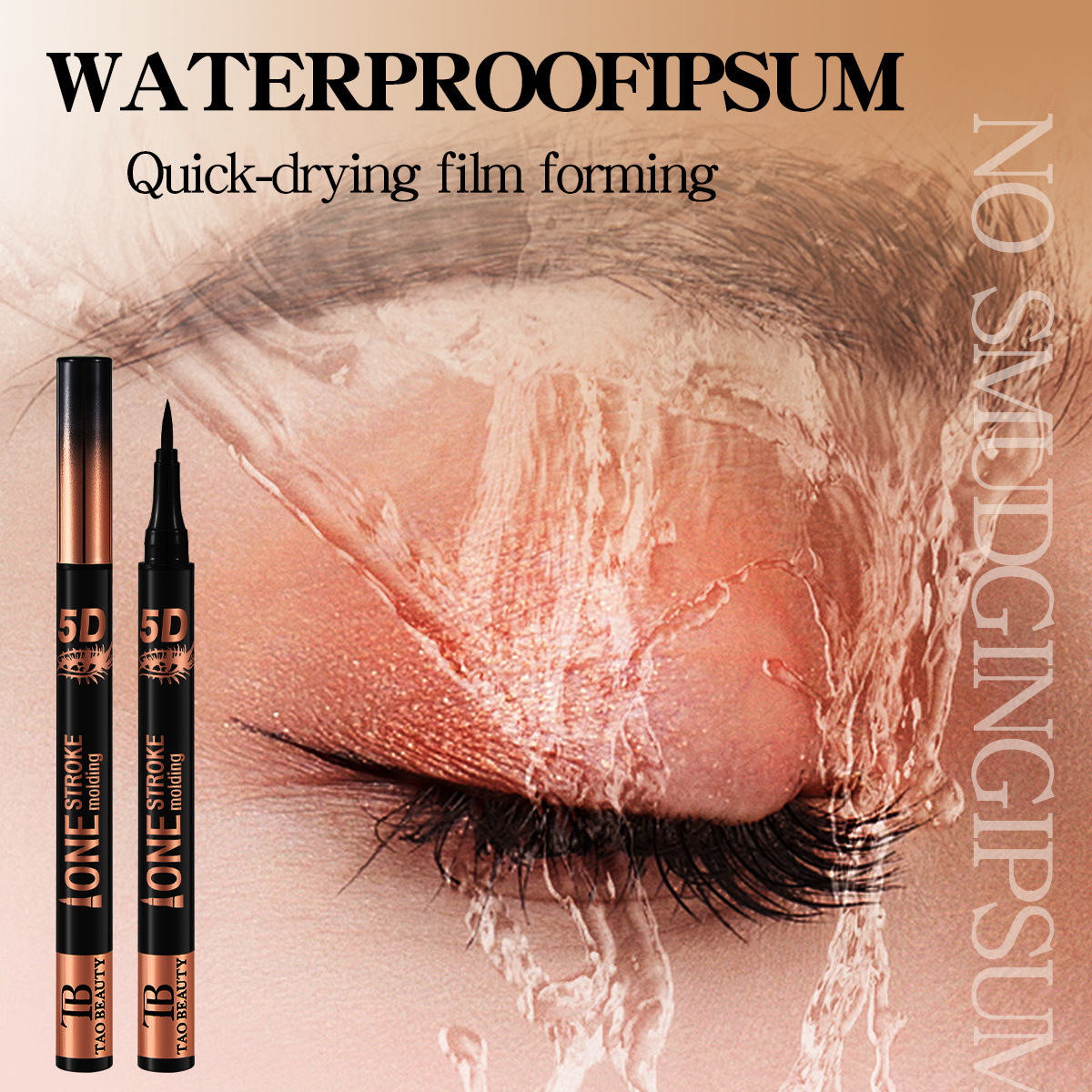 【 Cross-border Exclusive Supply 】 Wholesale of Tao Beauty 5D Eyeliner Pen Quick-drying Waterproof and Sweat-proof Ultra-Fine Eye Drop Pen Specification image