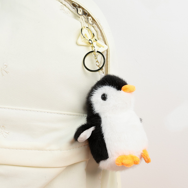 High-end penguin plush toy bag pendants, cute bag pendants, figurines, small accessories, backpack pendants wholesale Specification image