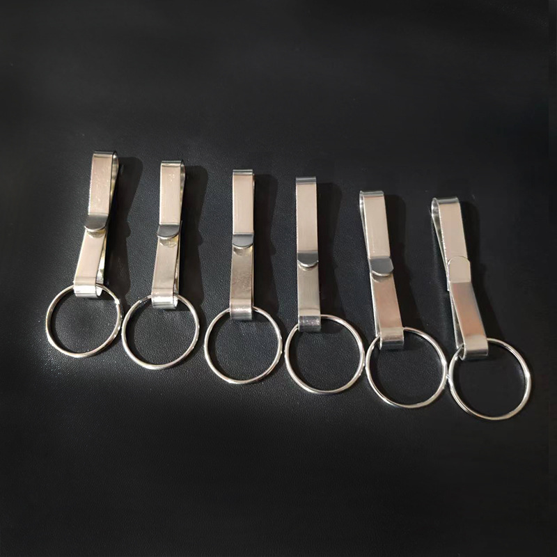 【门口】皮带钥匙扣 100/包 5000/件皮带扣钥匙扣新款便携钥匙挂件金属钥匙扣钥匙圈地摊1元批发