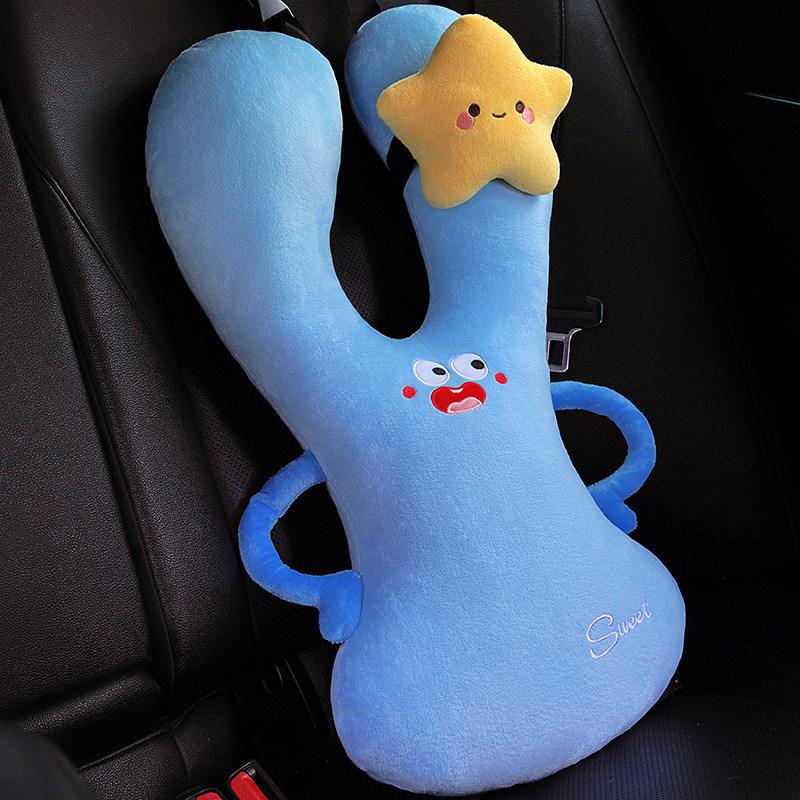 卡通Y车载抱睡枕柔软舒适车载好物男女适用冬季好物产品图