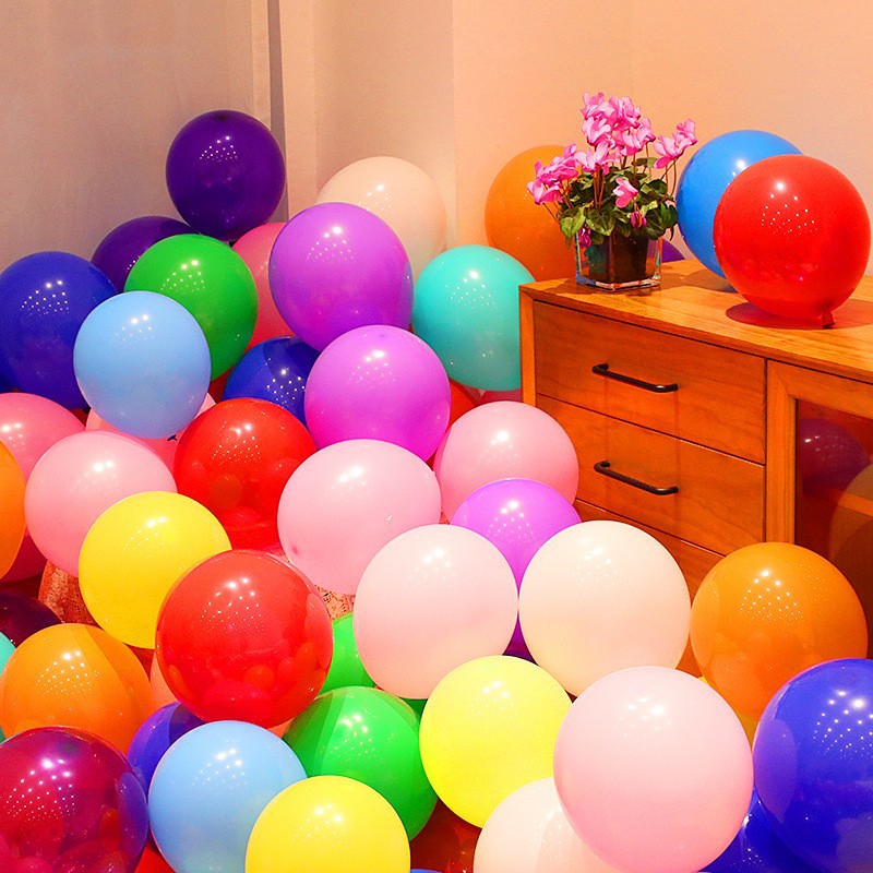 2.2-gram 10-inch matte latex balloons, pearlescent balloons, wedding balloons, party decorations, macarons, arch doors, wedding details Picture