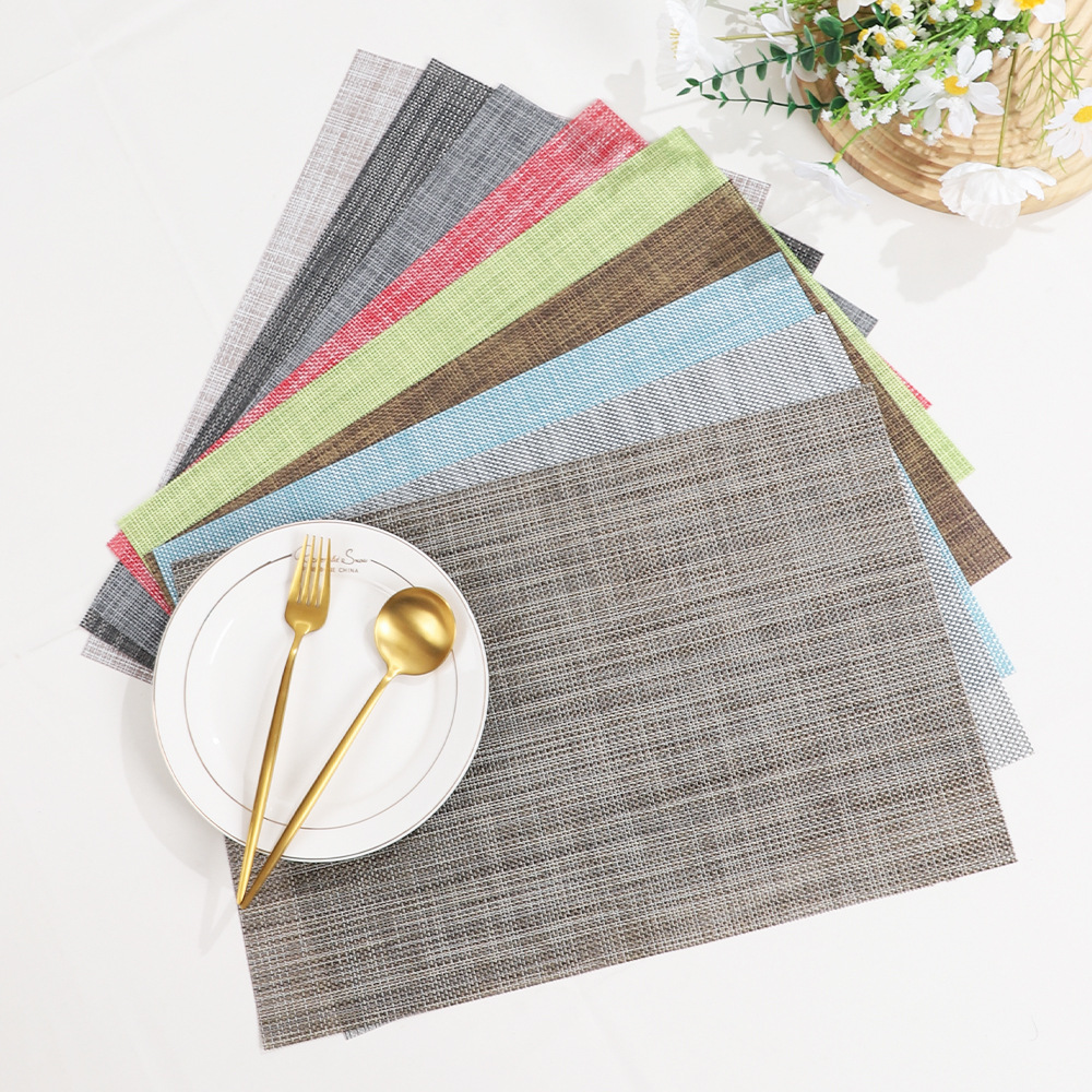 严选外贸热销22编织桌面装饰餐垫高级感西餐垫茶杯盘锅碗隔热垫