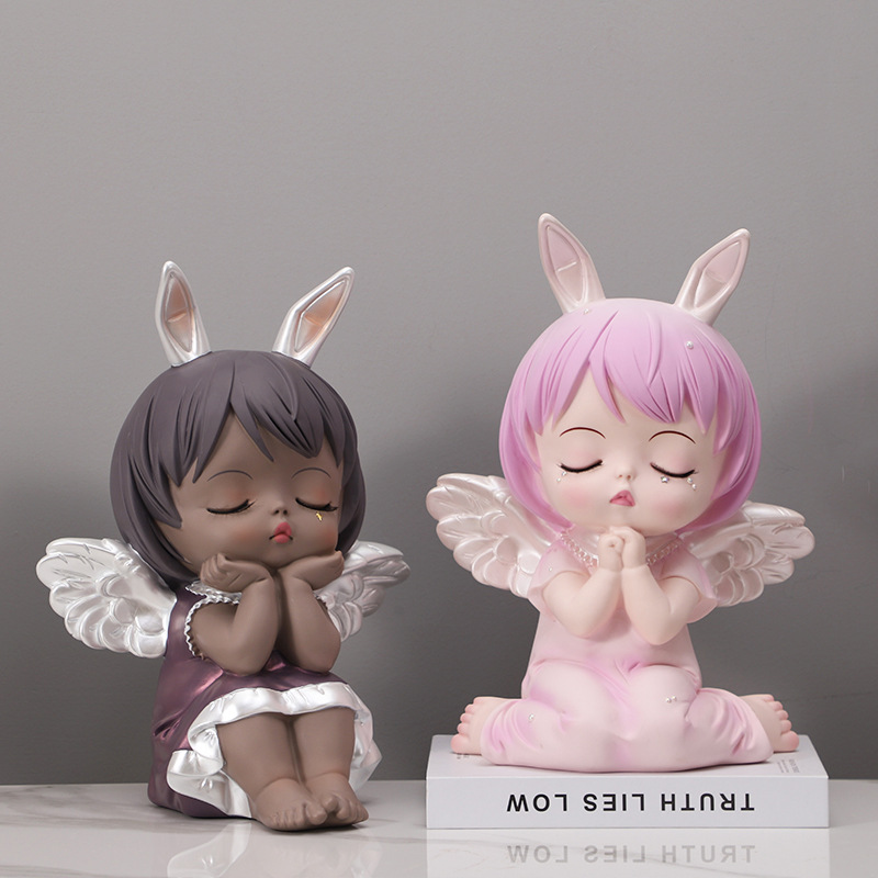 Cross-border new products: entrance hall desktop ornaments, home decorations, wedding gifts, home essentials, oversized Anne piggy bank Application Scenario
