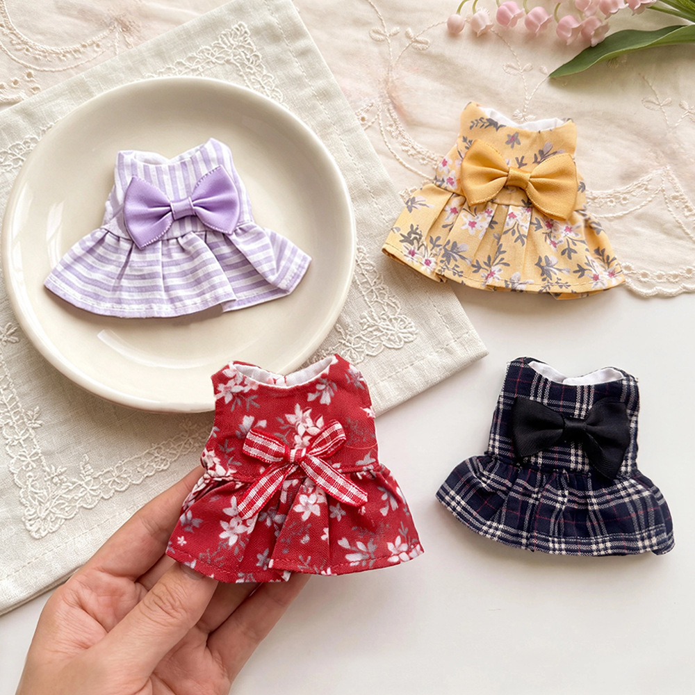 New children's clothing 10cm doll, halter top, little dress, long-legged kitty Gazi Sister doll outfit replacement