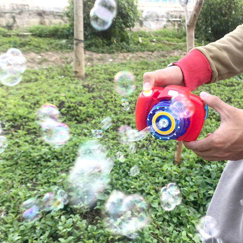 Bubble camera, Douyin Internet celebrity, electric camera, bubble blowing machine, children's outdoor toy manufacturer wholesale Specification image