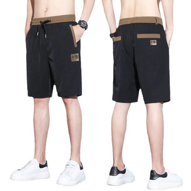 卫裤/沙滩裤白底实物图