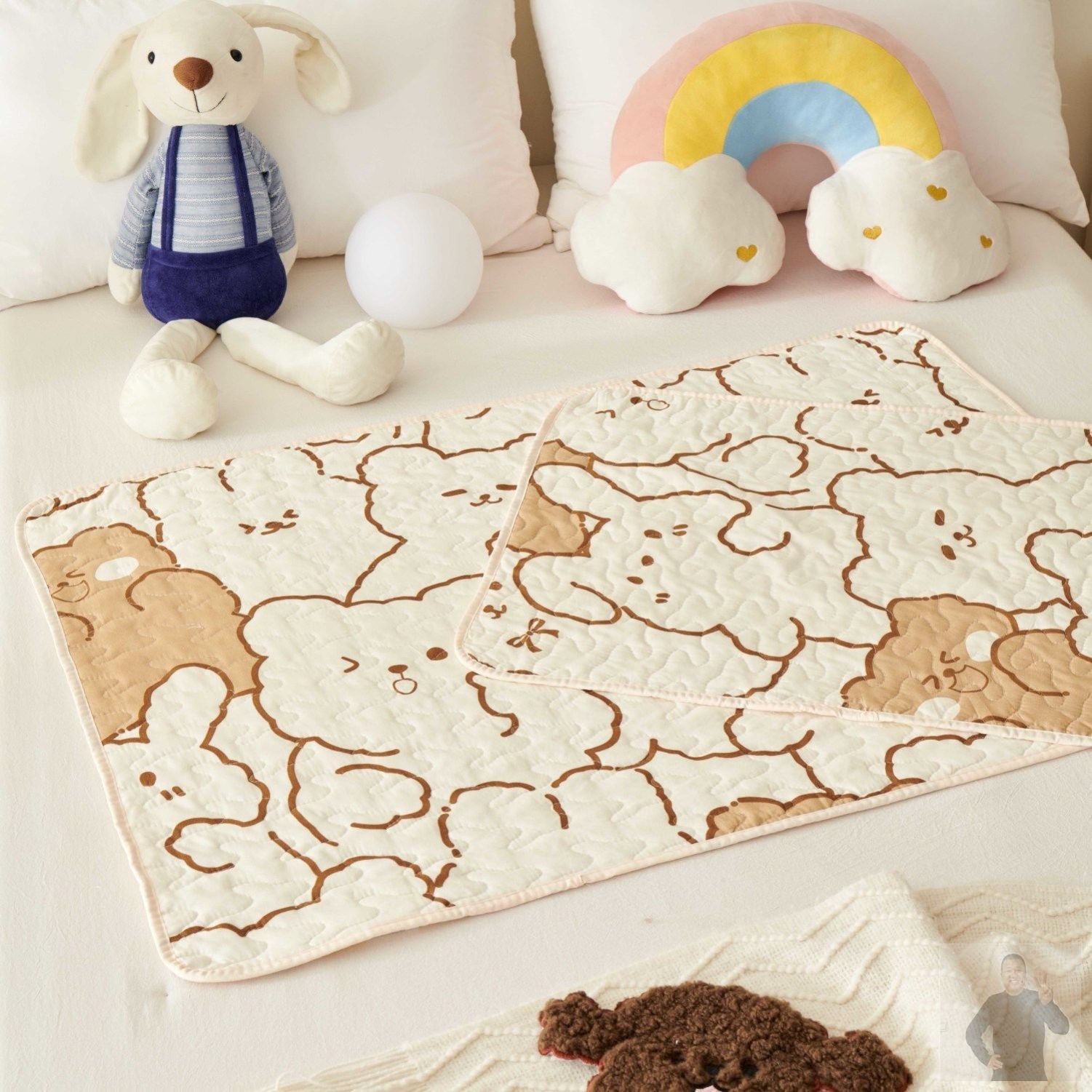 婴童床垫实物图