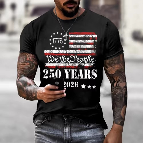 Transfronterizo europa y ee. Uu. Comercio electrónico venta caliente playa manga corta 3D digital impresión camiseta de tamaño grande hombres manga corta camiseta estilo camiseta Specification image