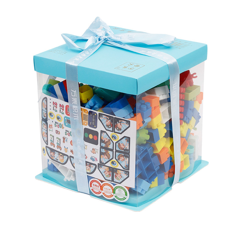 积木/布鲁可/小积木/积木车儿童拼接卡通/微颗粒白底实物图