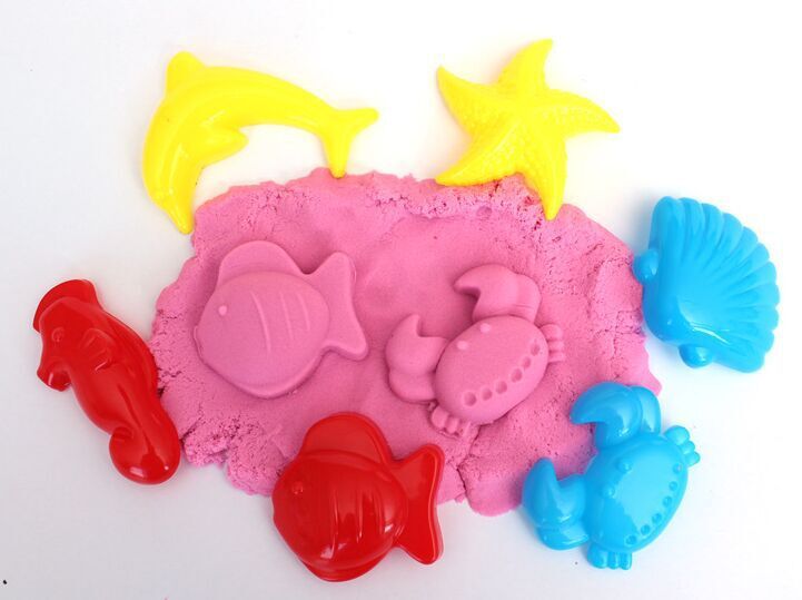 大量现货 海洋动物 儿童太空火星魔力沙玩具 DIY超轻粘土细节图