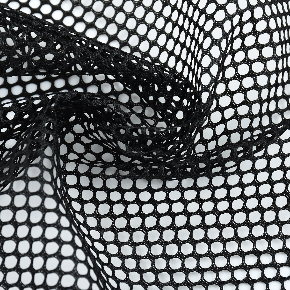 现货供应 小珠网双眼网经编涤纶网 箱包手袋 护具贴合面料