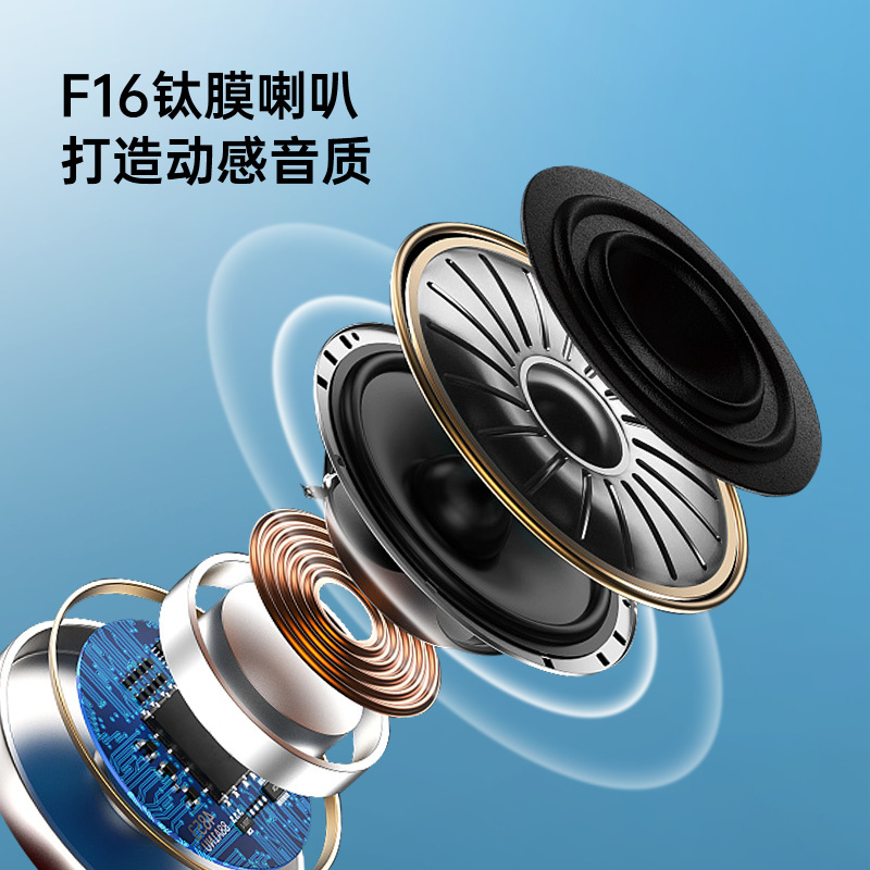 Crossover colgar auriculares OWS bluetooth calidad de sonido HiFi ultra larga duración touch control V5.3 no auriculares en el oído Specification image