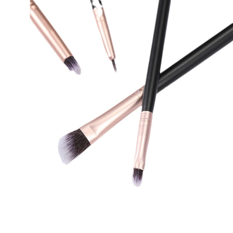 Yingxiumei 14-piece makeup set brush comes with a zipper leather bag, rose gold makeup brush, loose brush and high-gloss brush in stock Item Picture