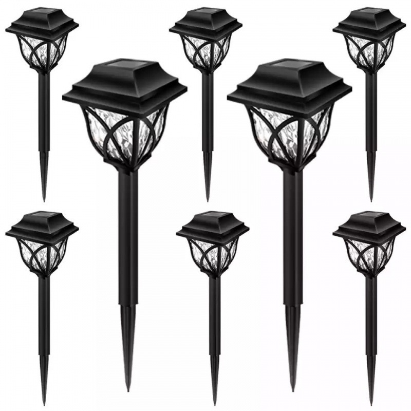 Outdoor solar lamps, household courtyard lawn lamps, ground plug-in lighting lamps, garden decoration waterproof decorative atmosphere lamps Item Picture