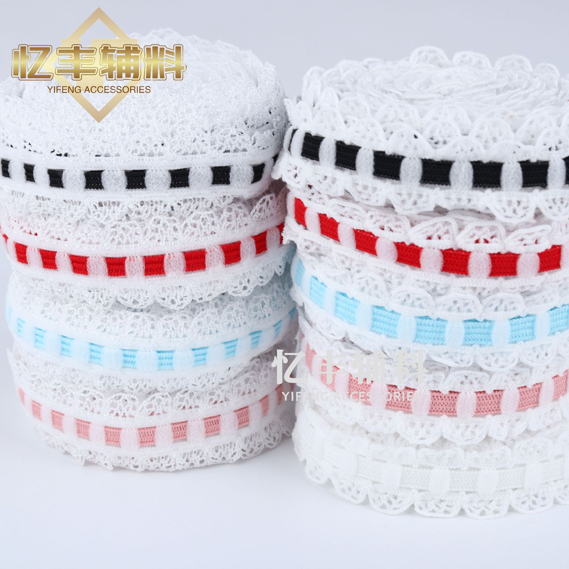 花边/花边钉珠/织带辅料钉珠/中式花边/民族风花边细节图