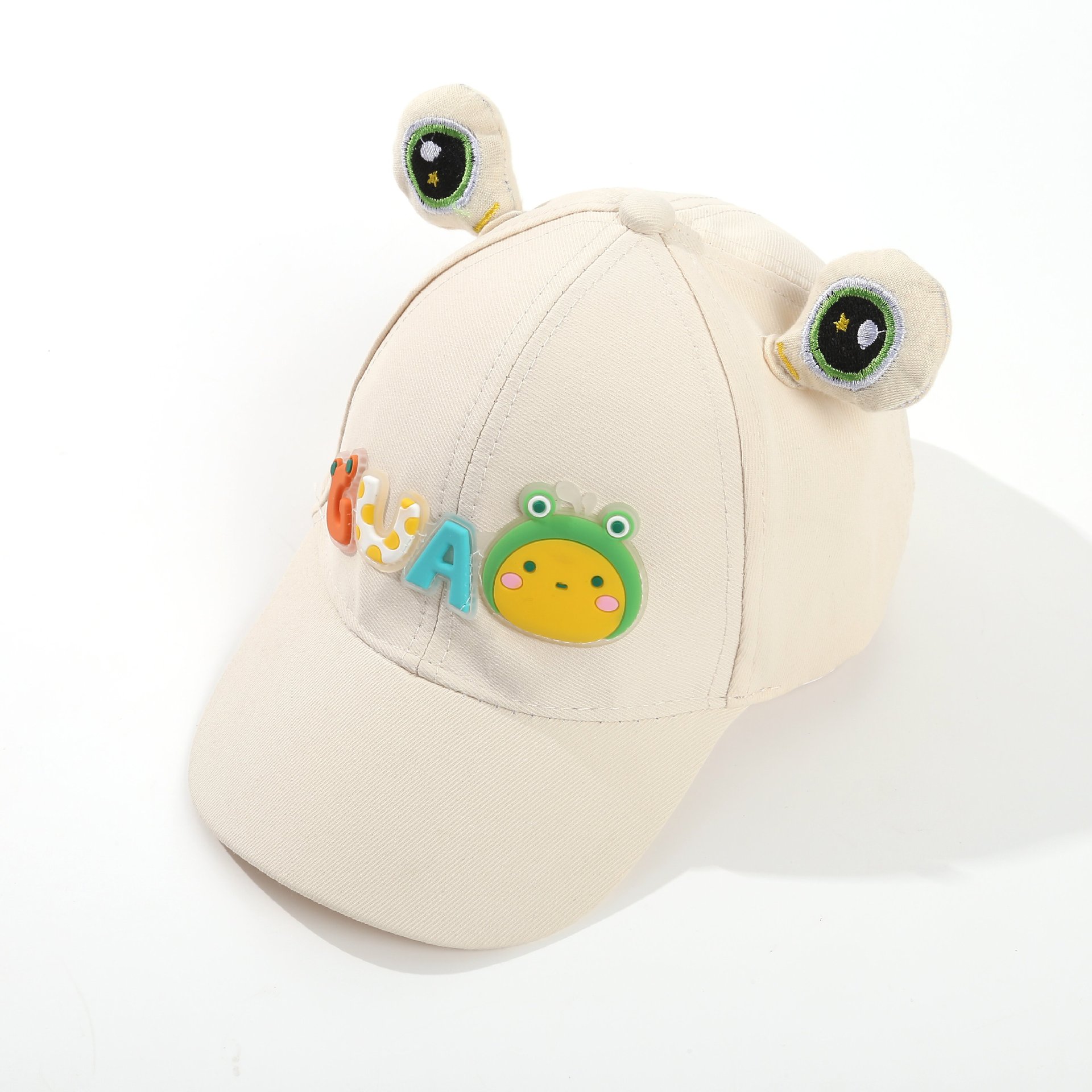 Spring new children's hats, baby sun hats, baseball caps, Korean cute cartoon frog baseball caps Item Picture