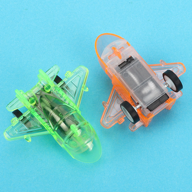 Transparent rebound aircraft toy car, children's toy car, detachable flight model, suitable for boys and girls Application Scenario