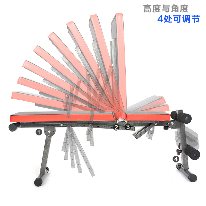 Barbell rack, squat rack, fitness equipment, home men's flying bird stool, bench press, weightlifting bed set, adjustable barbell Specification image