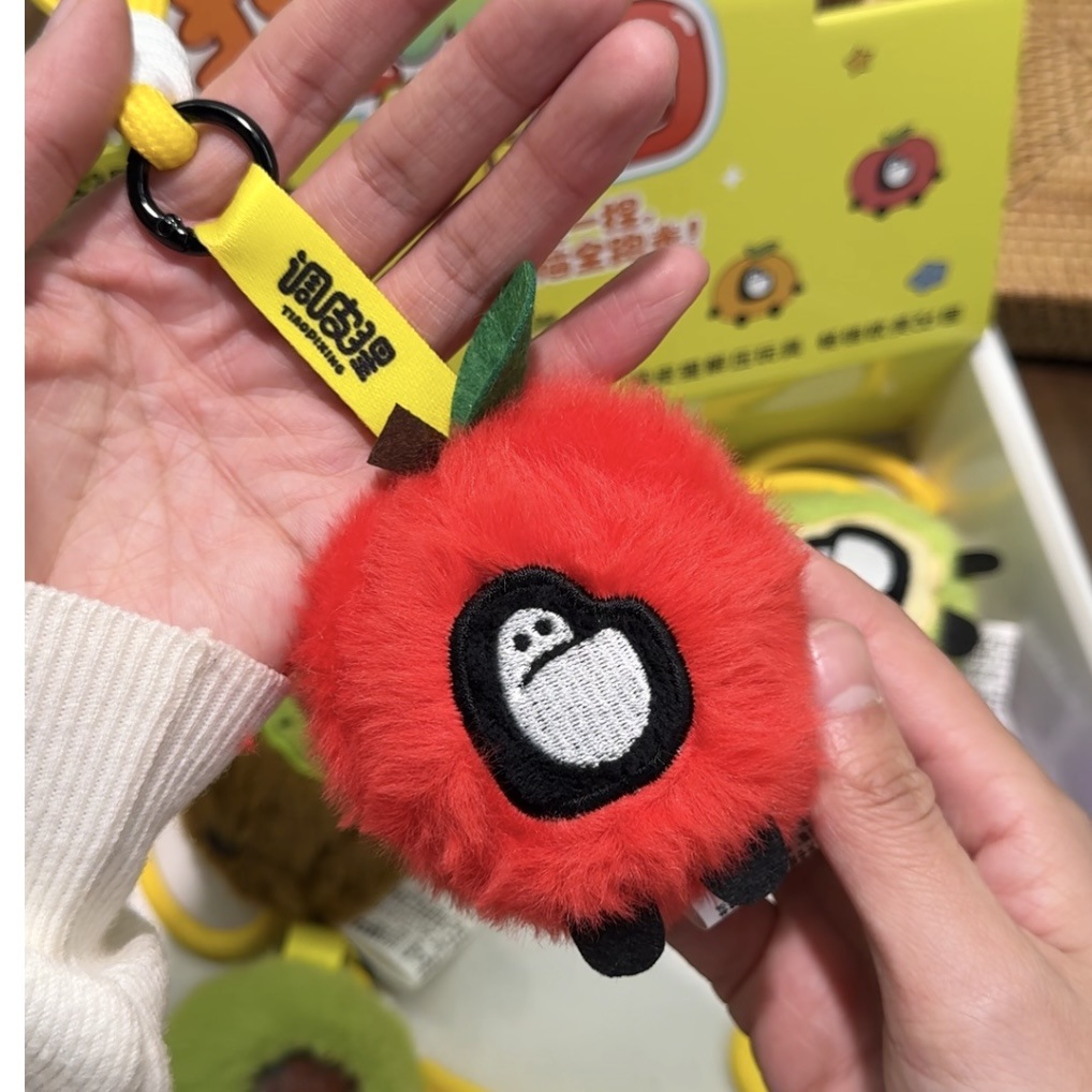 Naughty Gorilla Plush Fruit Family Series Creative Stress-Relieving Balls details Picture