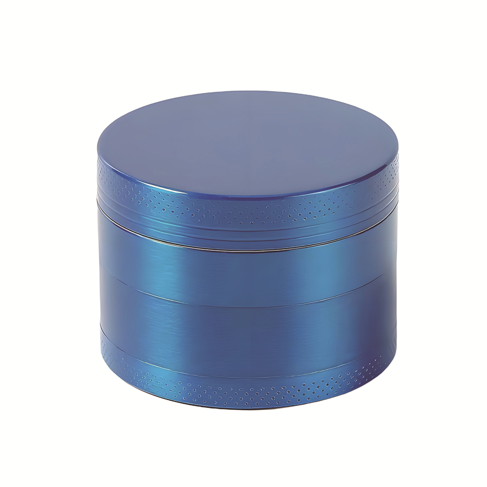 跨境锌合金40mm/50mm/55mm/63mm4层平板点纹磨烟器金属研磨器grin细节图