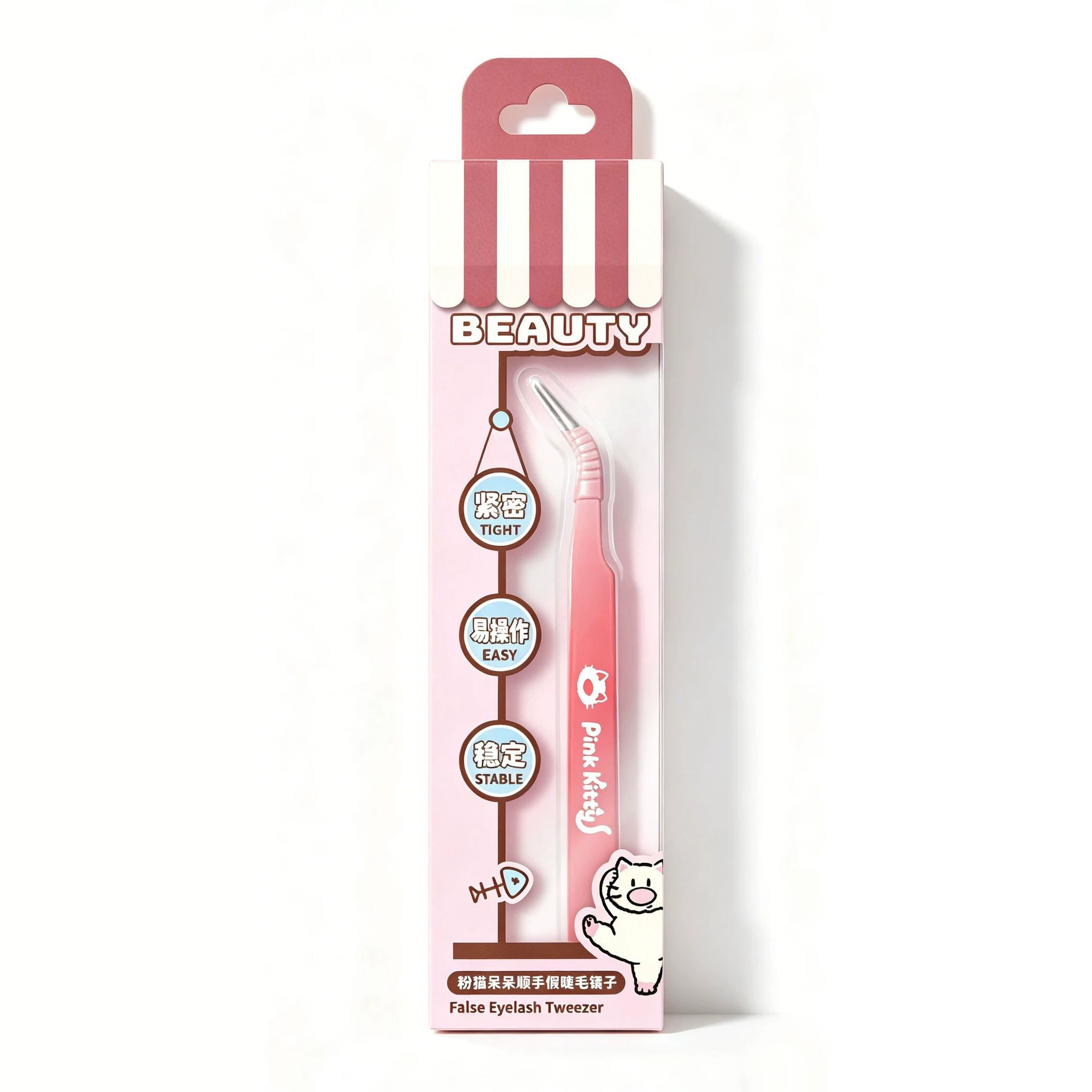 TTR Card Alliance Beginner Beginner's Guide: Golden Feather Clip, Special tools for eyelash extensions, eyelash clips, False eyelash tweezers Item Picture