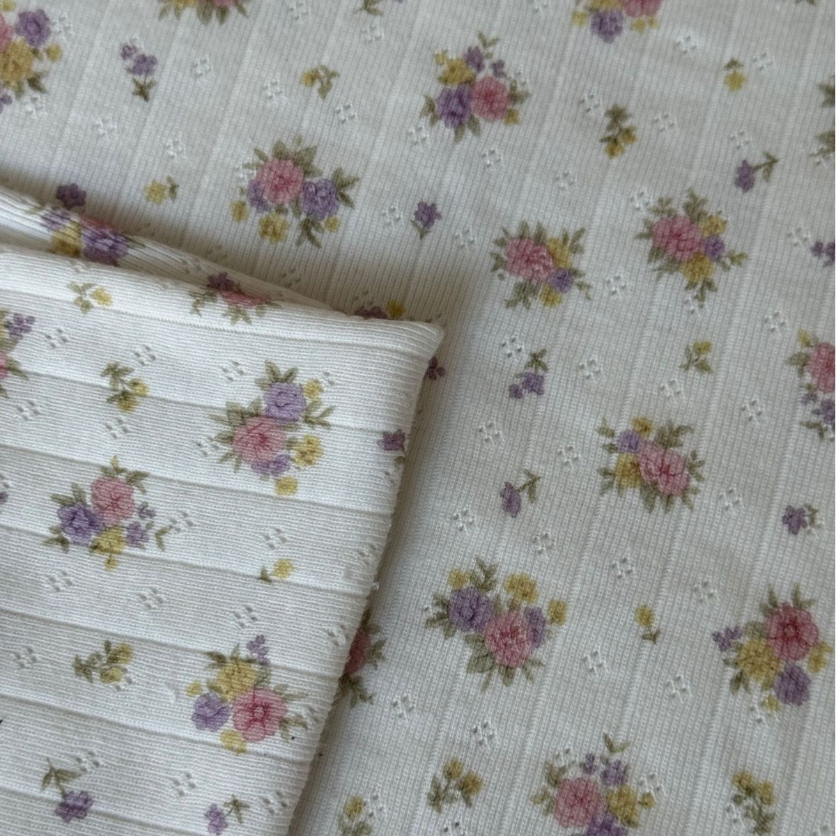 韩系小碎花家具服装套装薄款透气女士睡衣甜美风居家面料厂直供