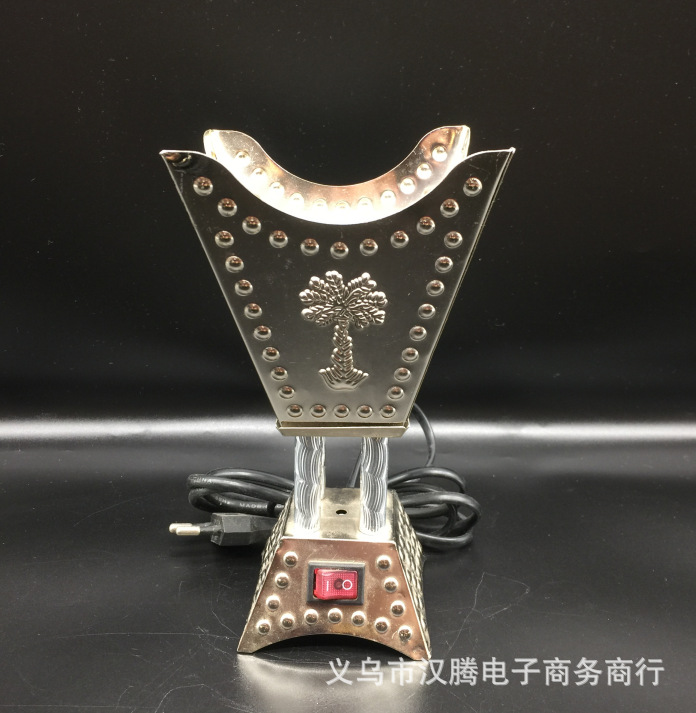 阿拉伯铁香炉 插电烧炭小号 四角六角 香薰炉工艺品摆件 四色香薰细节图
