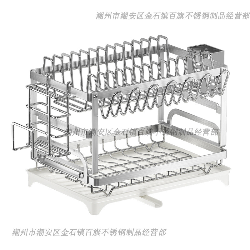 不锈钢餐具收纳架置物架厨房用品家用宿舍多功能马桶储物架 不锈钢多层置物架详情图5