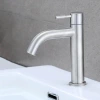 Best-selling stainless steel single-cooling washbasin faucet for foreign trade, stainless steel hand-washing basin faucet, single-cooling faucet details Picture
