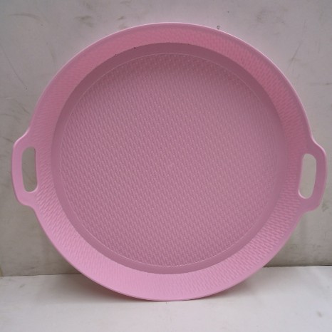 创意彩色塑料点心蛋糕盘餐桌圆方形分格树叶盘家用塑料盘零食盘详情图3