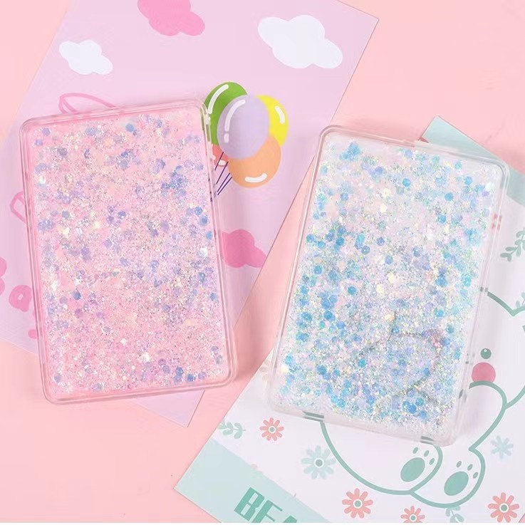 Transparent acrylic diy handbook stickers, mahjong tiles, colorful flowing marble plates, children's small gifts details Picture