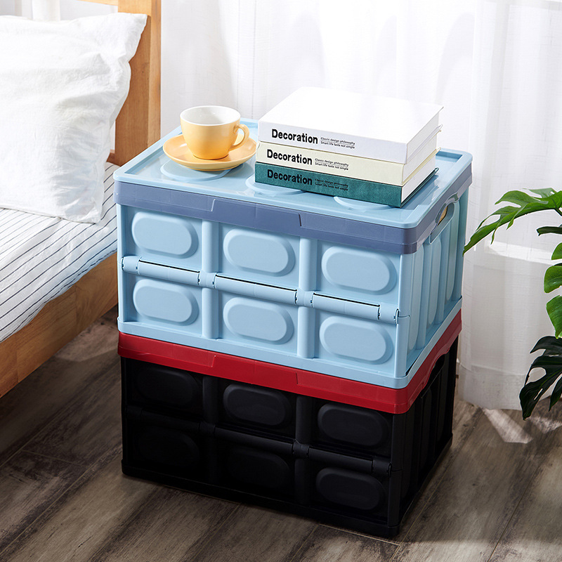 Car trunk folding storage box, multi-functional car storage box, car trunk organizing box, storage box supplies details Picture