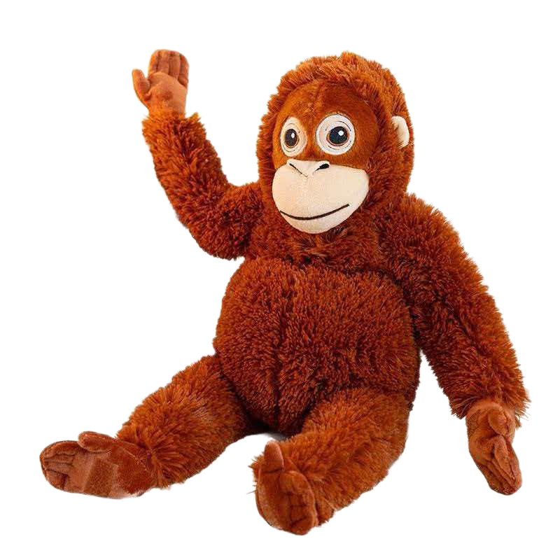 In-stock simulated monkey plush toys, cute gorilla dolls, throw pillows, children's toys, cross-border hot sales wholesale Item Picture