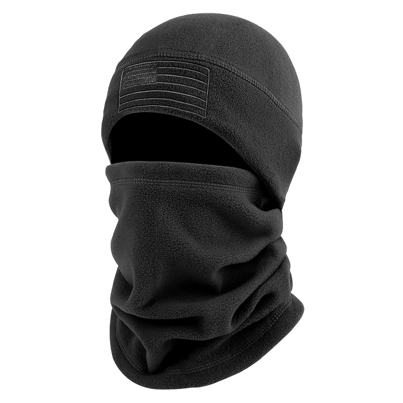 Fleece hats for men and women, winter windproof and warm face masks, outdoor skiing and cycling neck covers, electric bike head covers, ear protecters Item Picture
