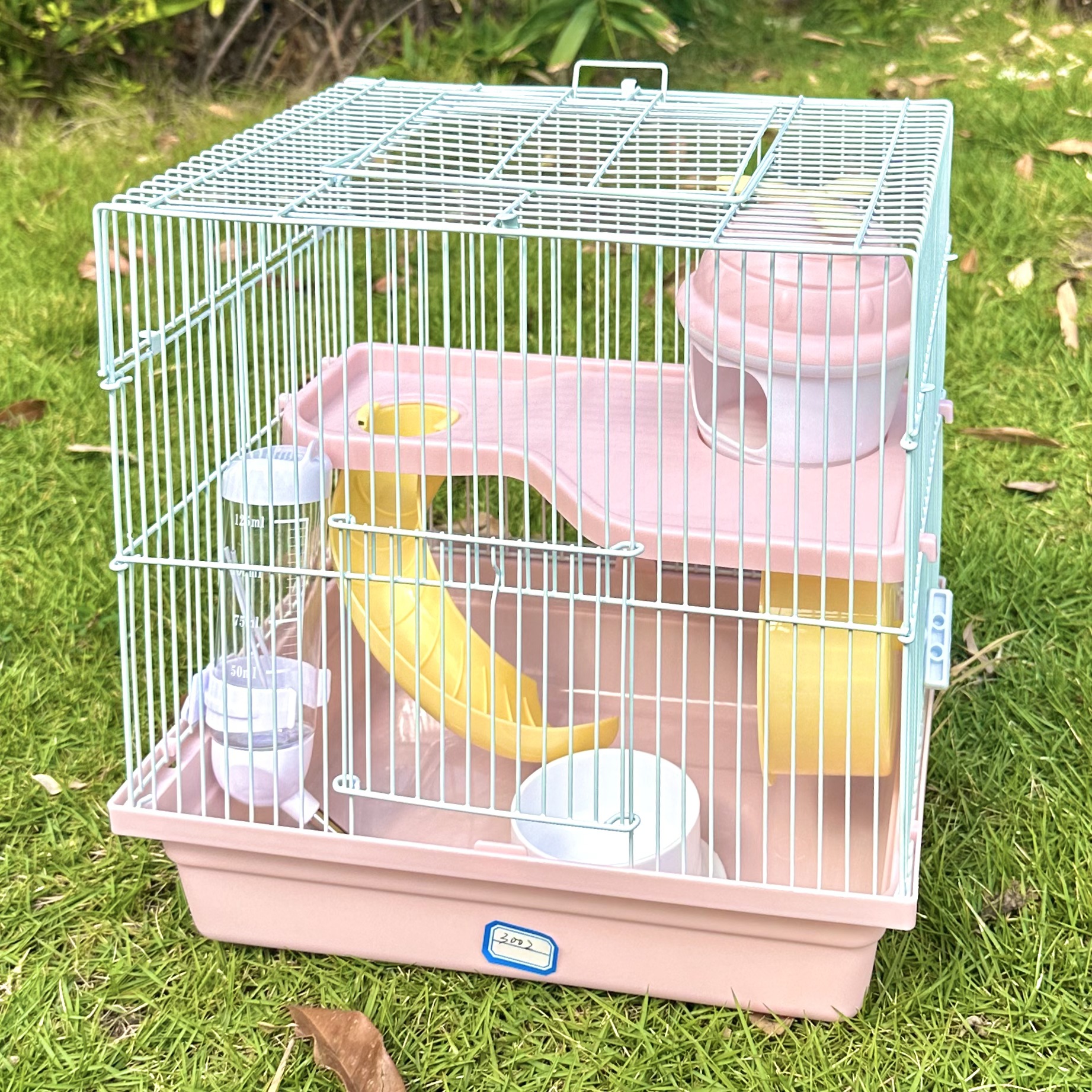 Hamster cage, Golden Thread Bear viewing cage, outside cage, double-layer elevated luxury villa pet supplies 3002 cage
