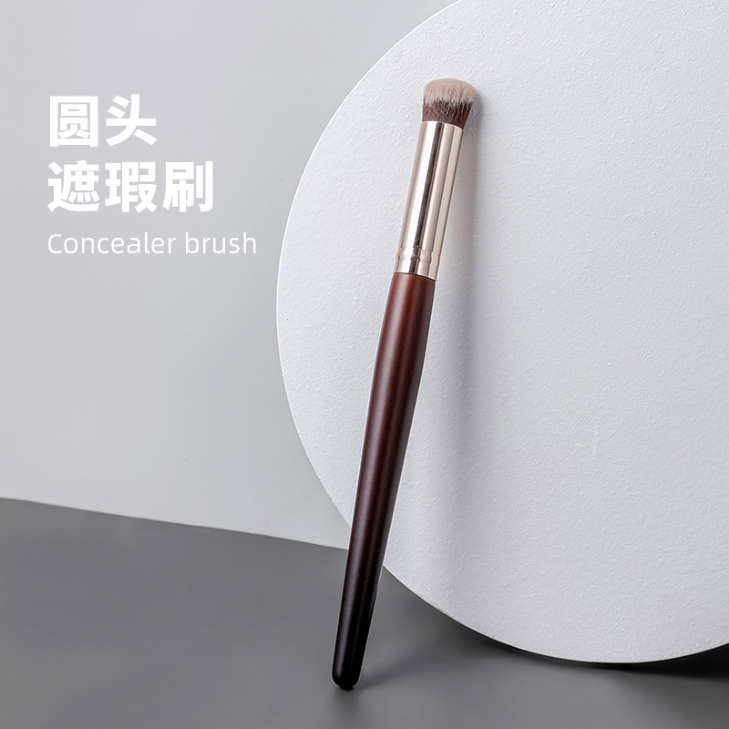 Cepillo de maquillaje individual cepillo de cepillo de cepillo de sombra nasal cepillo de base de maquillaje máscara ojeras huellas herramientas de maquillaje al por mayor details Picture
