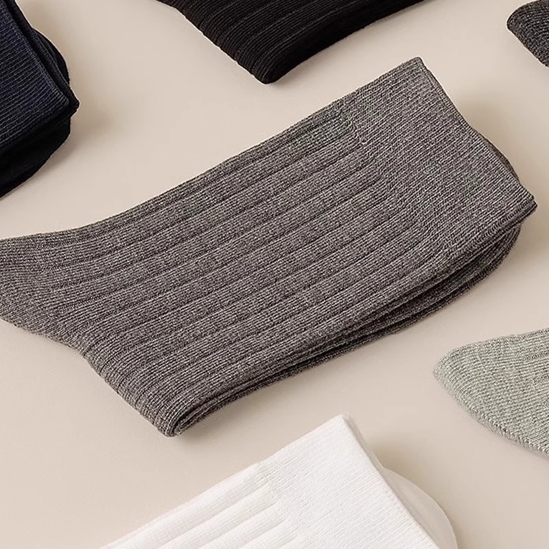 运动、休闲棉袜实物图