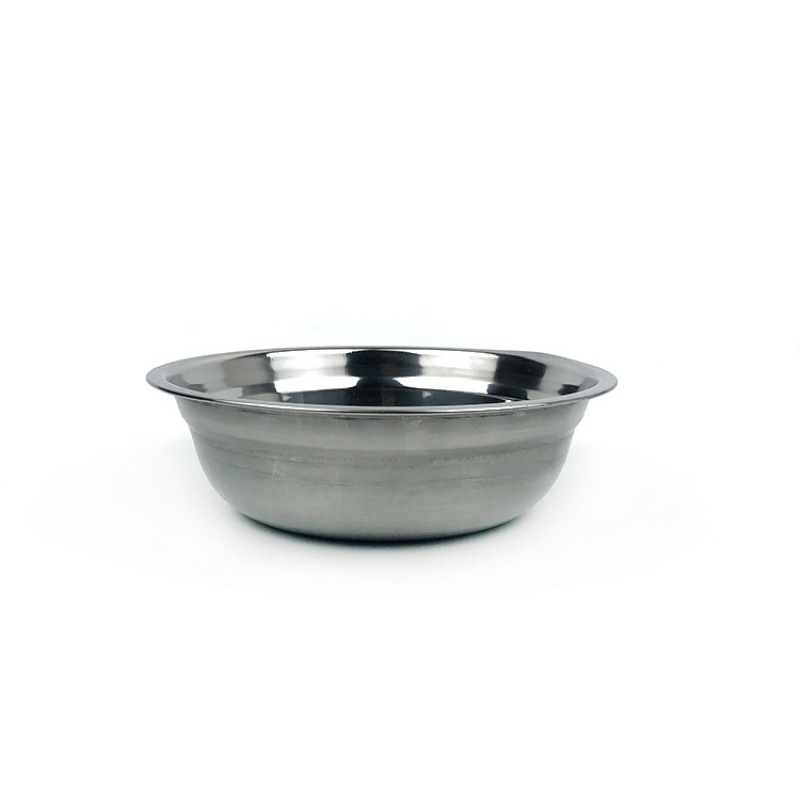 Hezhou soup bowl, thickened stainless steel bowl, multi-purpose bowl for canteens, round vegetable bowl, household spicy hot pot bowl, stainless steel bowl Specification image