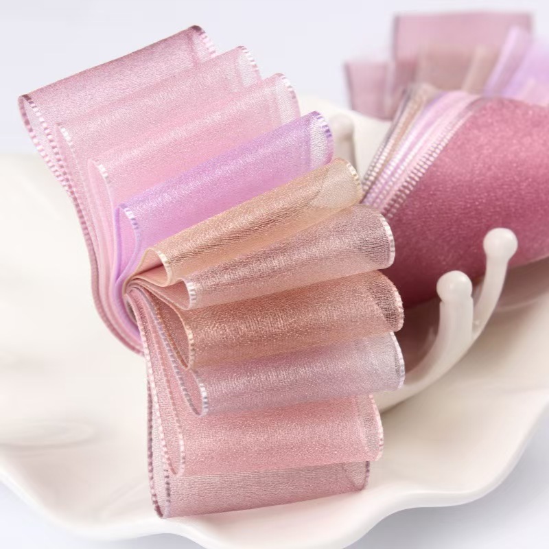 锦纶网格纱100码礼品包装蝴蝶结服装鞋帽鲜花水果雨伞花边批发产品图