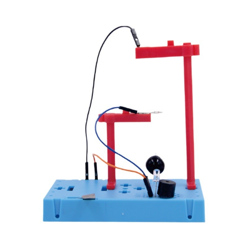 儿童物理发明DIY科学实验 小发明材料包科技小制作 地震报警器白底实物图