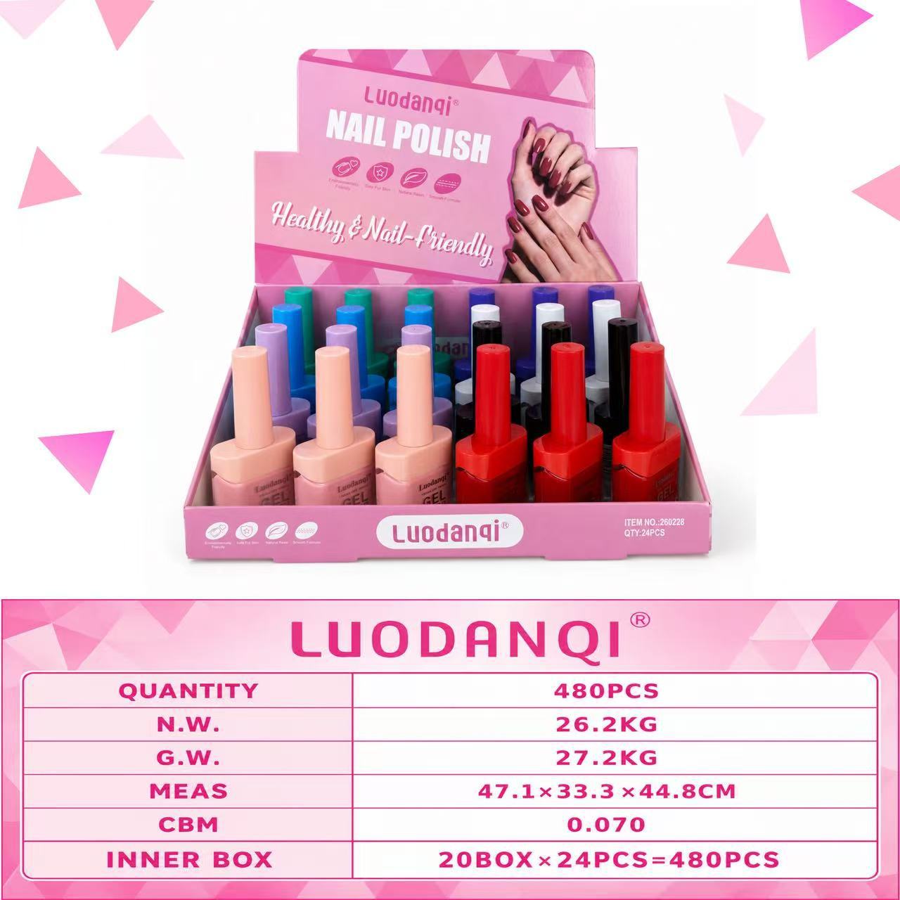 New 16-color nail polish for export factory direct sales, daily dopamine nail art cross-border exclusive supply details Picture