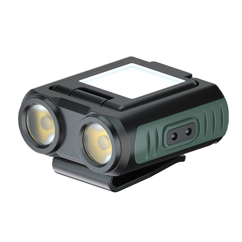 New cross-border induction cap light, USB charging, outdoor waterproof cap brim light, head with night fishing light, LED strong light head Application Scenario